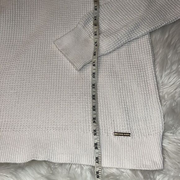 MICHAEL KORS Ivory White Turtle Neck Sweater Size Large - Picture 7 of 7